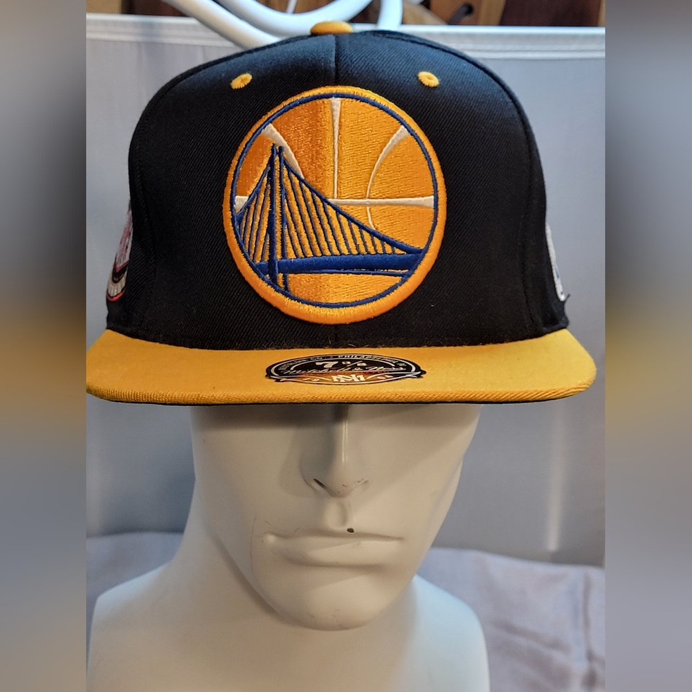 Golden State Warriors~Mitchell & Ness ~Fitted Hat~NBA Western Conference 7 3/8